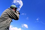 A boy and flight 